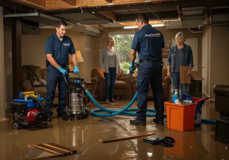 Basement Water Extraction and Removal Techniques process in White House, TN
